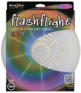 Nite Ize Flashlight Light Up Flying Disc, 185 grams - Disc-O LED
