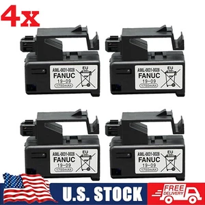 4X FANUC A98L-0031-0026 System Battery PLC 3V 1750mAh A02B-0309-K102 - Picture 1 of 6