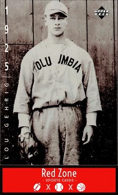 1994 Upper Deck Baseball: The American Epic - #37 Lou Gehrig NM Set Break. - Image 1 of 2