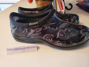 Sloggers ~ Rain & Garden Slipper Clog ~ schwarz & grau Paisley Gr. 6 *NEU* - Bild 1 von 4