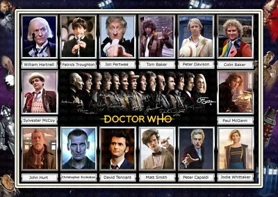 Dr. Who - TV - ORIGINAL A4 PHOTO PRINT MEMORABILIA - Image 1 of 4