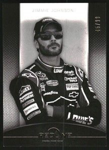 2012 Press Pass Redline Black #18 Jimmie Johnson /99