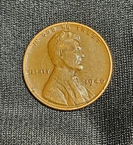RARE 1940 Lincoln Wheat Penny NO MINT MARK 1 Cent Coin GOOD CONDITION - Picture 1 of 8