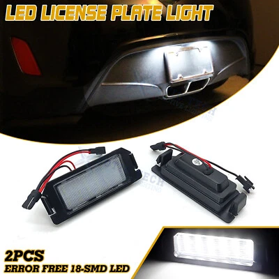 Lámparas LED de matrícula para Kia Soul EV Hyundai Veloster, 6000K blancas, 2X Foto 1 de 4