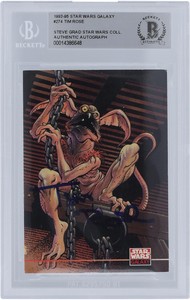 Tim Rose Star Wars Autographed 1993-95 Topps Galaxy #274 BGS Authenticated Card