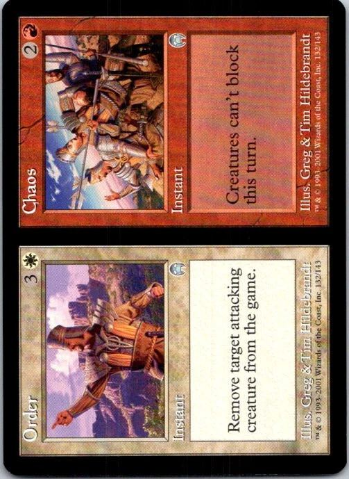 Order Chaos Magic The Gathering Apocalypse Near Mint