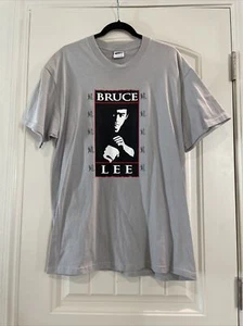 Bruce Lee T-Shirt Gray Size Large By Lee Total New W/out Tags T Shirt Vintage - Picture 1 of 5