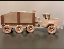 Hand Craft Wooden Miner Truck- Toy Truck Beautiful Hand Crafted - FREE SHIPPING