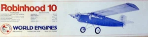 ROBINHOOD 10 PLAN + PARTS PATTERNS to Build a 36" Span RC Model Airplane - Picture 1 of 12