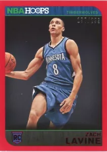2014-15 Panini NBA Hoops Red #272 Zach LaVine 177/299 Rookie RC - Picture 1 of 2