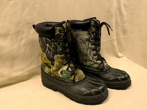 3193M Red Head Mens 8 Camo Hunting Boots Thinsulate Ultra Waterproof EXC COND !! - Picture 1 of 12
