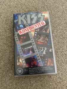 KISS KONFIDENTIAL FACTORY SEALED VHS 1993 VIDEO NOT 1980 MEGO REMCO AUCOIN - Picture 1 of 5