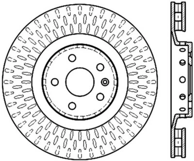StopTech Disc Premium Brake Rotor for 2009 - 2015 Cadillac CTS 127.62128L - Image 1 of 3