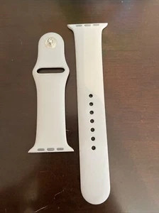 apple branded watch band silicon grey M/L used - Picture 1 of 4