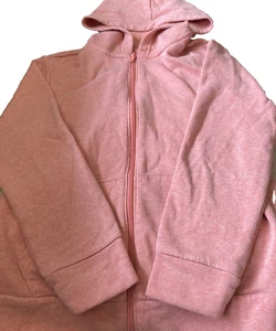 Old Navy Pink Full Zip Hooded Jacket Girls Size XL (14/16) - Picture 1 of 24