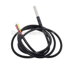 2PCS Waterproof Digital Thermal Probe or Sensor DS18B20 DS18S20 Sensor