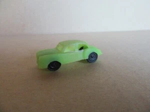 304K Antique Plastic Rolls Royce Silver Shadow Green Toy L 4.6cm - Picture 1 of 7