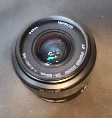 Minolta Camera Lens Maxxum AF Power Zoom 35-80mm F 4-5.6 49mm - Image 1 of 4