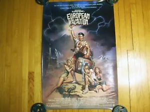 Vintage European Vacation Movie Original Video Store Poster 1985 Boris Art - Picture 1 of 20