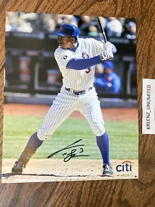 100% AUTHENTIC NEW YORK METS CURTIS GRANDERSON SIGNED 8x10 PHOTO - Picture 1 of 2
