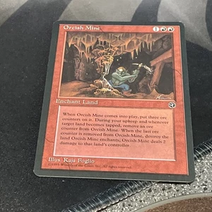 MTG Magic Carta Singola 1995 Perish Mine 1+2 (fuoco) Terra degli Incanti - Foto 1 di 2