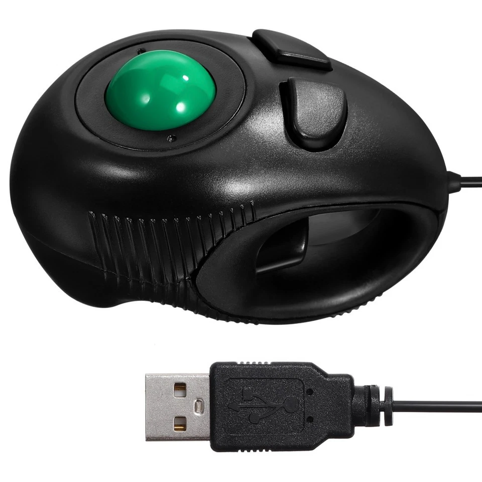  USB C Mouse: Compact USB Mini Trackball Mouse with 4D Scrolling for Effortless - Image 1 of 4