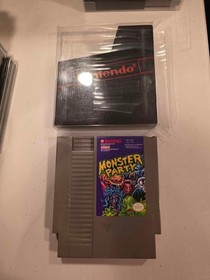 Monster Party Nintendo Entertainment System NES + Dust Sleeve + Protective Case