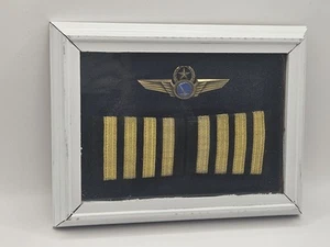 Vintage Eastern Airlines First Officer GF Captain Pilot Wings And Uniform Patch - Picture 1 of 4