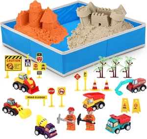 Gioco Sabbia Magica per Bambini 2 3 4 5 6 Anni - Set Di Costruzione per Bambini - Foto 1 di 12