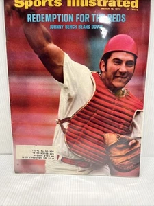 Sports Illustrated March 17, 1972 Johnny Bench Cincinnati Reds MINTY & SLEEVED - Picture 1 of 9