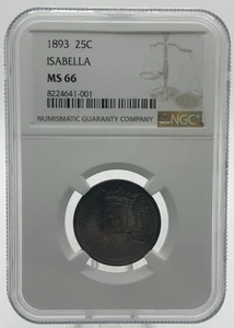 1893 USA Isabella Commemorative Quarter - NGC MS66! SC1 - Picture 1 of 4