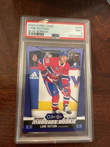 Lane Hutson O-pee-chee Blue Boarder Psa 9 - Picture 1 of 2