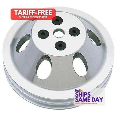 Trans-Dapt 9479, One Double Upper Swp Pulley Machined Aluminum Performance Parts - Image 1 of 4