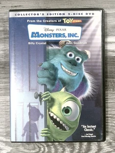 Monsters, Inc. (2001) (2-Disc DVD, 2002) Pixar Collector's Ed Billy Crystal - Foto 1 di 5