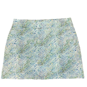 Pantalón corto attyre New York atlético para mujer talla 16 bolsillos azul multicolor - Imagen 1 de 5
