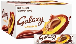 Galaxy Caramel Chocolate 36g - Case of 24 Bars Chocolate Bar Full Box - Picture 1 of 5