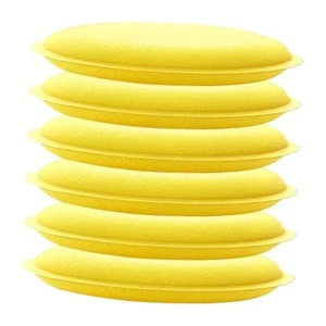 Pastiglie Applicatore Cera Auto, 3,93 Pollici Morbide Tamponi in Schiuma per Lucidare e Dettagli, 6PCS - Foto 1 di 7