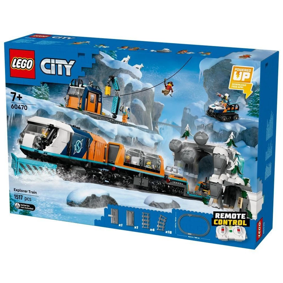 LEGO City Explorers Arctic Polar Express Train 60470 NEW 2025 - Image 1 of 4