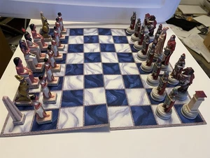 Ägypten vs Rom Schachspiel klassisch selten Ägypter & Römer Weihnachtsgeschenk - Bild 1 von 20