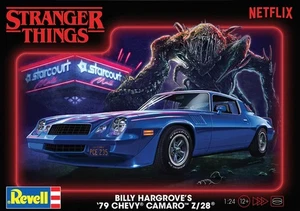 Revell Stranger Things Series: 1/24 Billy’s 1979 Chevy Camaro Z/28 Model Kit - Picture 1 of 1