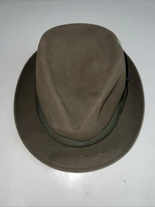 Vintage Dobbs Fedora 7 1/4 grün - Bild 1 von 10