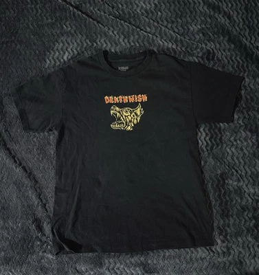 Deathwish Skateboard Men’s Graphic Shirt M Skater Man’s Best Friend Dog - Image 1 of 4