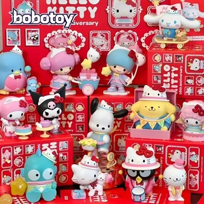 Sanrio Hello Kitty 50-летие серии слепая коробка подтвержденная фигурка игрушка подарок - Изображение 1 из 4