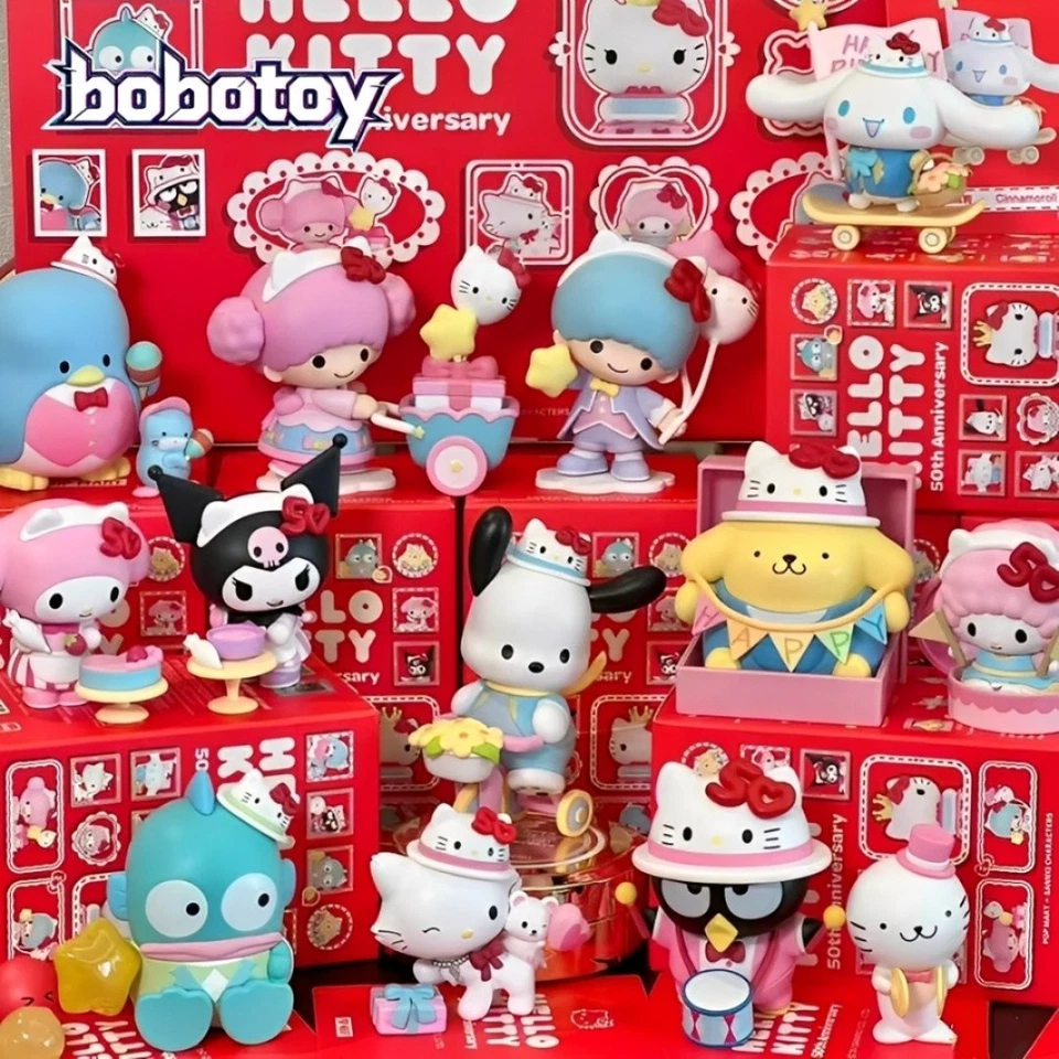 Sanrio Hello Kitty 50-летие серии слепая коробка подтвержденная фигурка игрушка подарок - Изображение 1 из 4