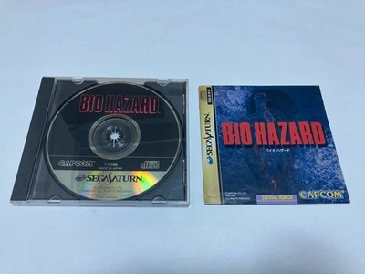 Biohazard Resident Evil Boxed with Manual Sega Saturn SS In Stock Japan import - Image 1 of 2