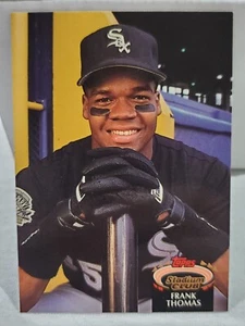 Topps Stadium Club Frank Thomas #301 Chicago White Sox 1992 - Imagen 1 de 2