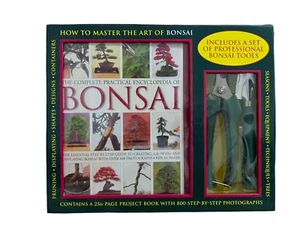 How to Master the Art of Bonsai Kit Paperback Book & Tools Hermes House - Picture 1 of 4