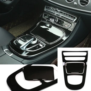 Borde de panel de cambio central ABS negro para Mercedes Benz Clase E W213 2021-2022 - Imagen 1 de 6