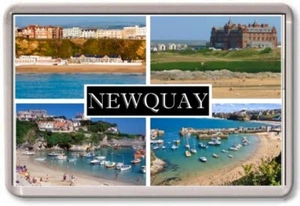 FRIDGE MAGNET - NEWQUAY - Large - Cornwall TOURIST - Picture 1 of 1