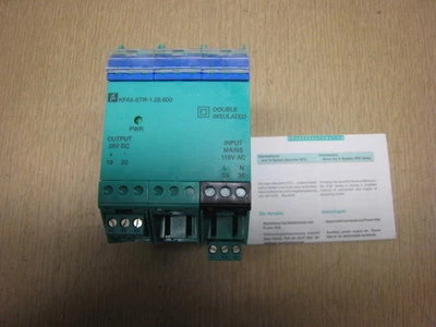 NEW IN BOX Pepperl & Fuchs Saftey Barrier Power Supply KFA5-STR-1.26.600 - Image 1 of 4